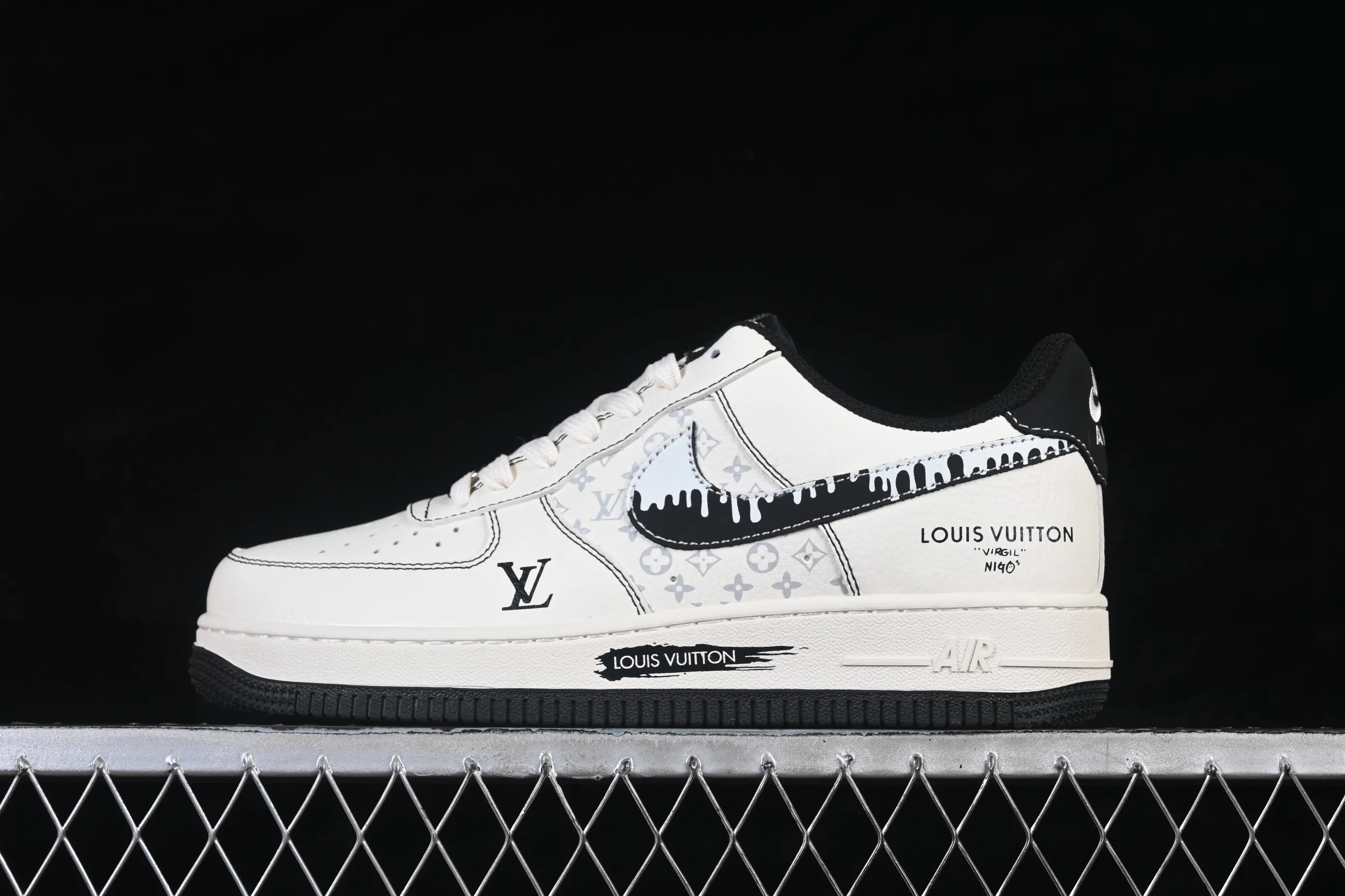 All categories Nk Air Force 1 Air Force series Nk Air Force 1 Low Air Force low-top Nike Air Force 1'07 Low Classic white and black color Air Force 1 low-top casual sneakers KG6699-F31